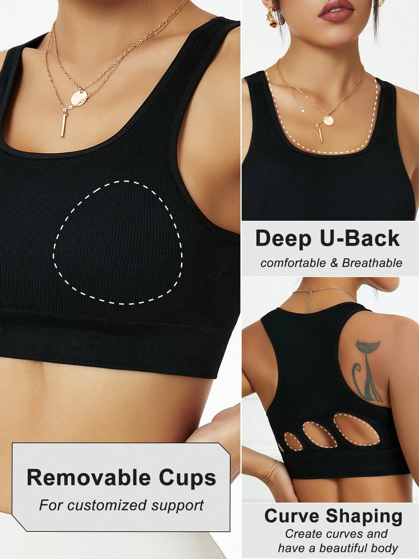 Women Ribbed Seamless Sports B - огляд і ціна Seamless Ribbed Workout Tank Top
