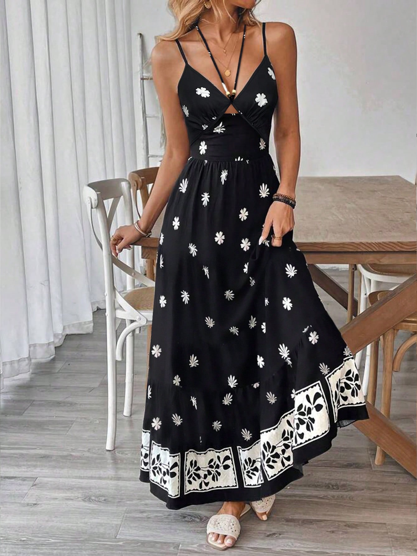 2026 New Summer Women Boho Flo - огляд і ціна Boho Summer Beach Maxi Dress