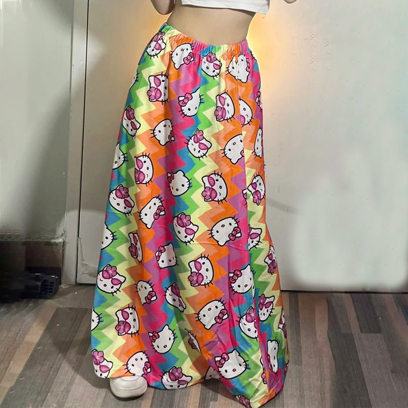 Pajama Pants Anime Kt Cat Rain - огляд і ціна Skirts