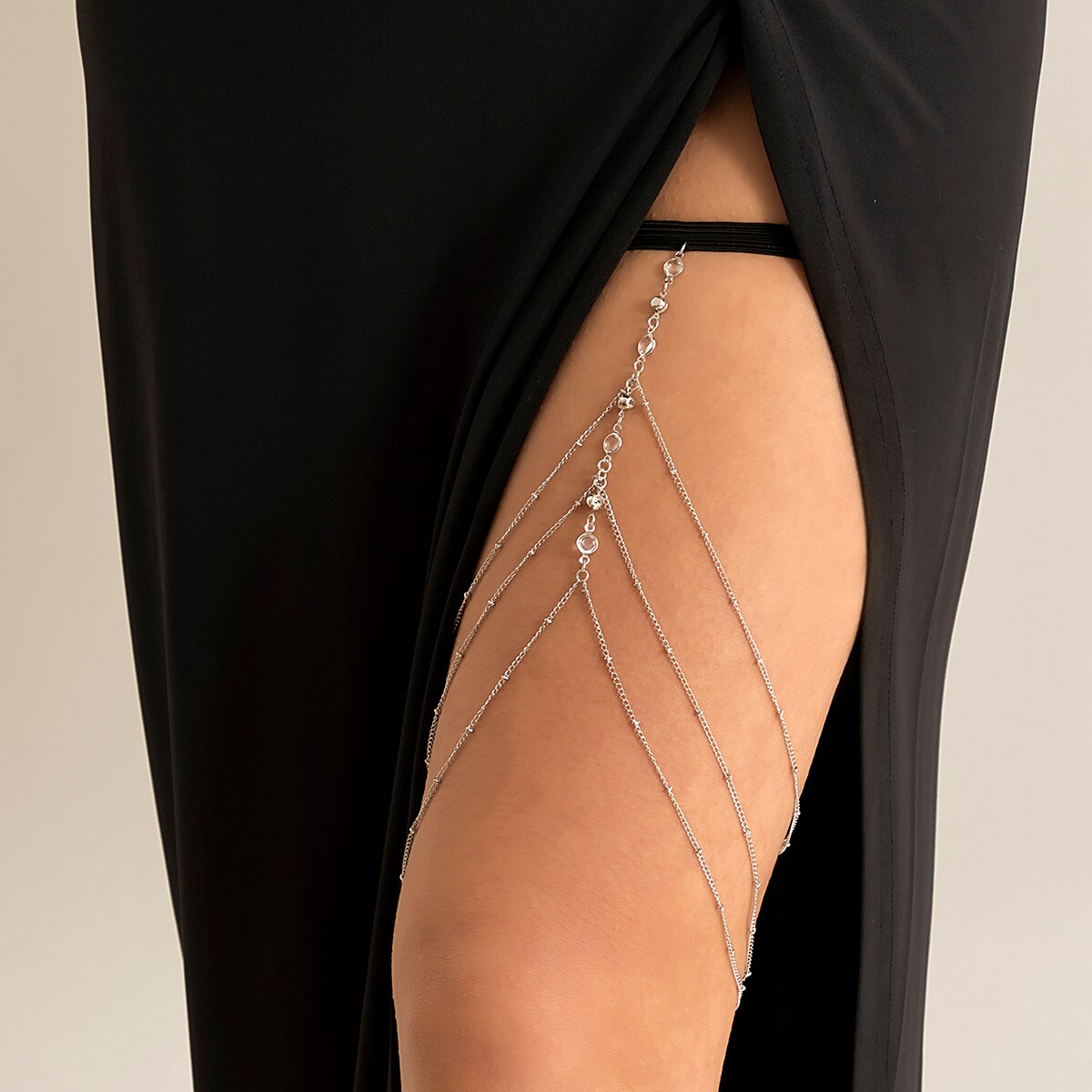 Boho Elastic Band Crystal Leg  - огляд і ціна Boho Summer Beach Maxi Dress