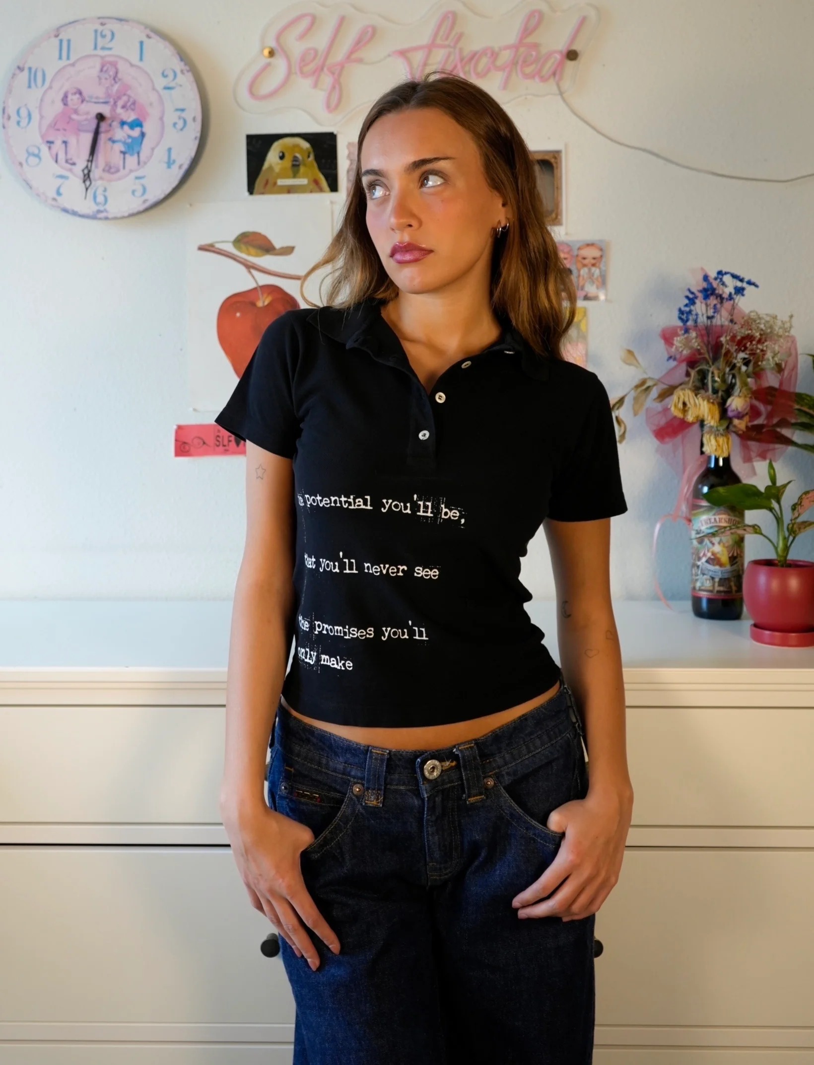 Aesthetic Spider Graphic Tops  - огляд і ціна Y2K Graphic Baby Tee Crop