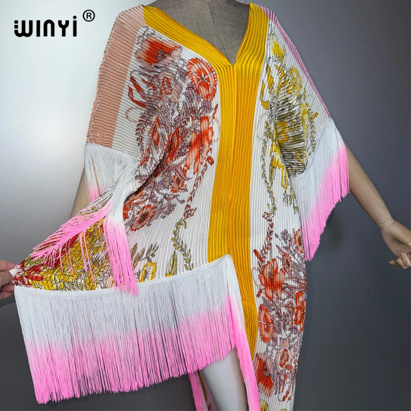 WINYI Women's Boho Maxi Kaftan - огляд і ціна Boho Summer Beach Maxi Dress