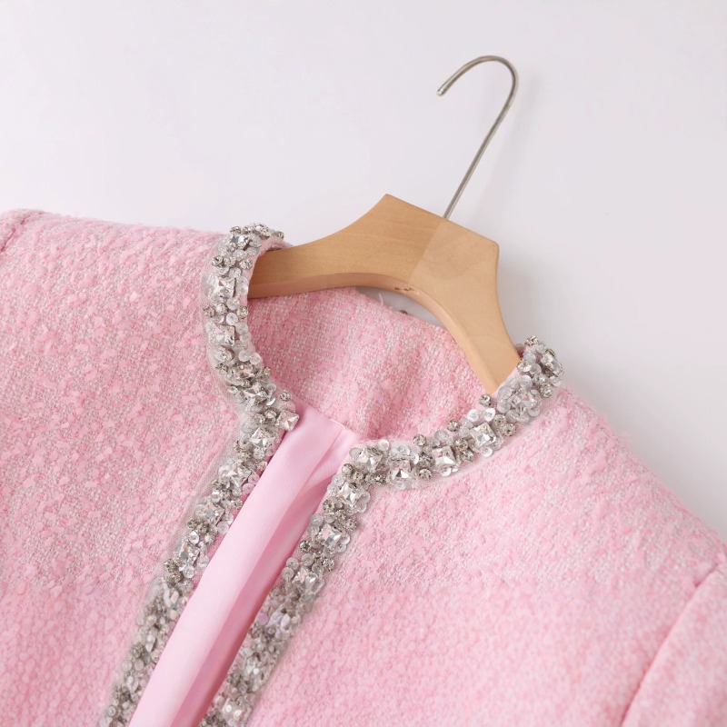 Premium Pink Tweed Women Two-P - огляд і ціна Tweed Two Piece Blazer Dress