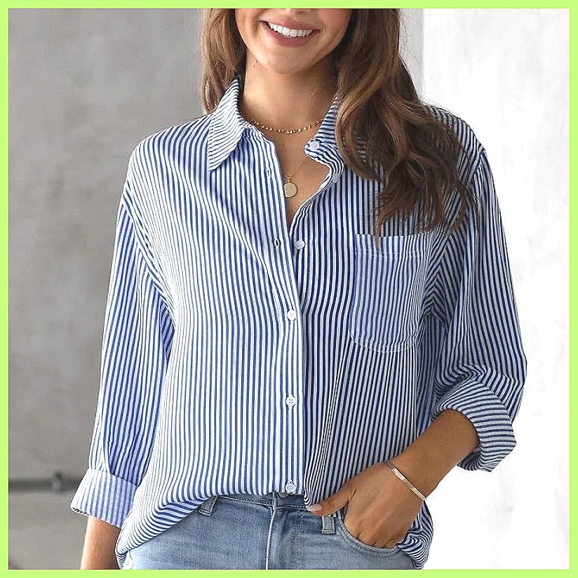 2025 New Striped Oversized Cot - огляд і ціна Tops