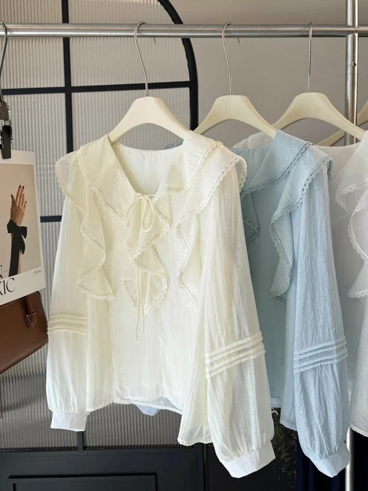 French V-Neck Chic Long Sleeve - огляд і ціна Tops