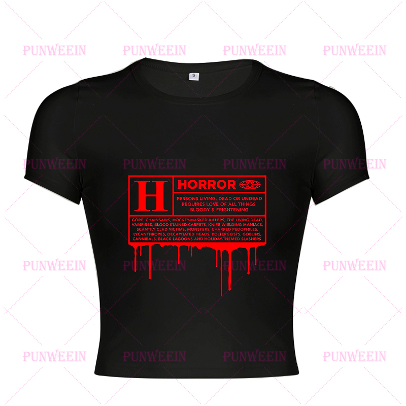 Punk Grunge Letter Graphics Ca - огляд і ціна Y2K Graphic Baby Tee Crop